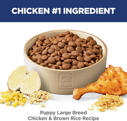 Hill'S Science Diet Puppy Large Breed Dry Dog Food, Chicken & Brown Rice, 15.5 Lb. Bag