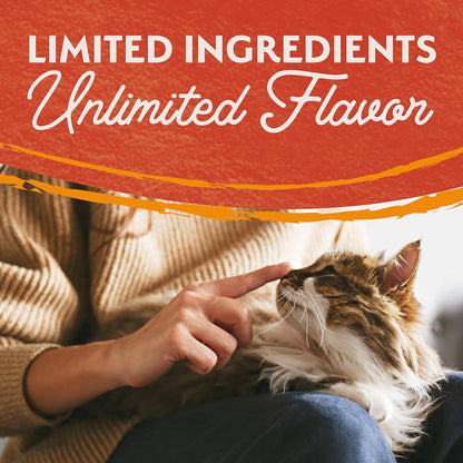 Limited Ingredient Adult Grain-Free Dry Cat Food - Balanced Nutrition - Soy-Free, Corn-Free Limited Ingredient Formula - 10 Lb - Reserve Duck & Green Pea Recipe
