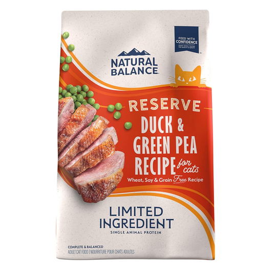 Grain-Free Duck & Green Pea Dry Cat Food – 10 lb