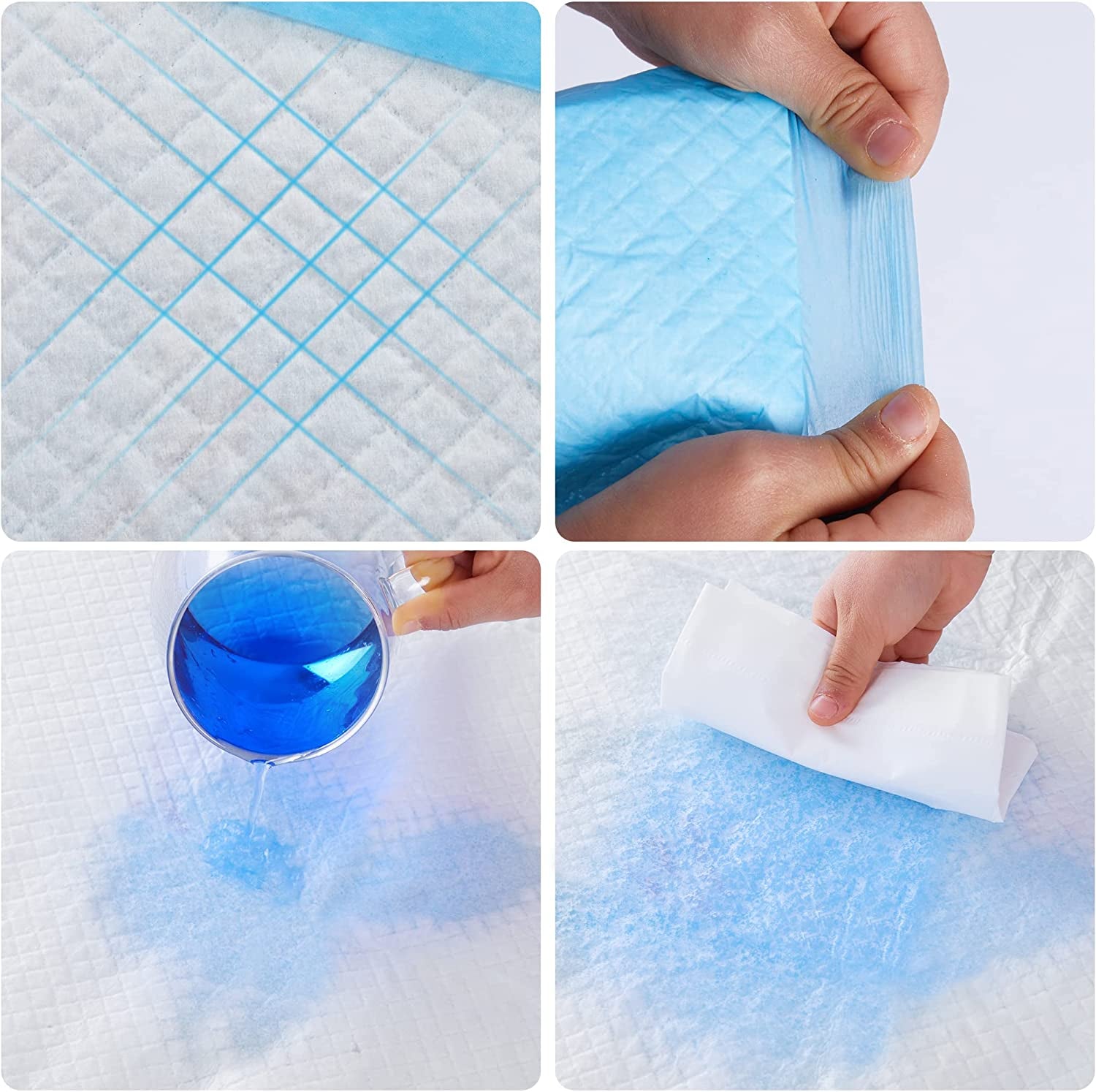 Pet Training and Puppy Pads Pee Pads for Dogs 22"X22"-50 Count Super Absorbent & Leak-Proof